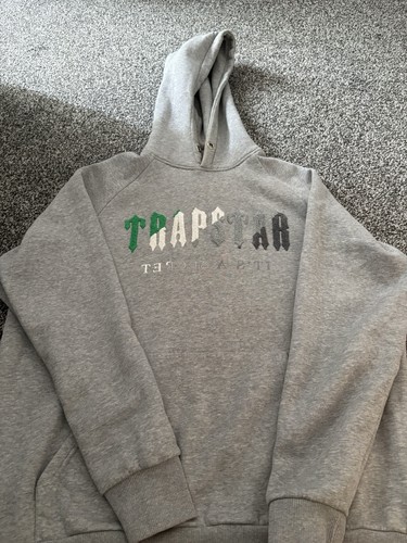 Grey trapstar hoodie - grey,