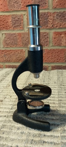Vintage student microscope in - vintage,