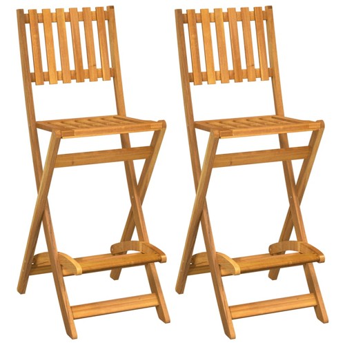Solid wood acacia folding - 2x,