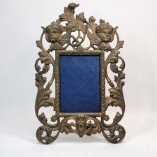 Antique Cast Bronze Picture