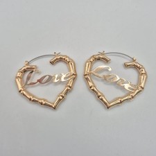 Love Bamboo Hoop Earrings