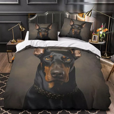 Doberman Pinscher Duvet Cover