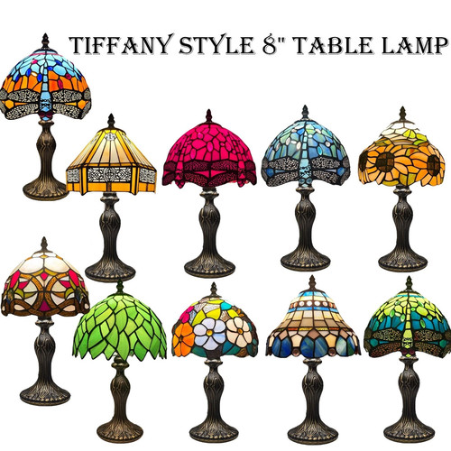 Tiffany style stained glass - 8",