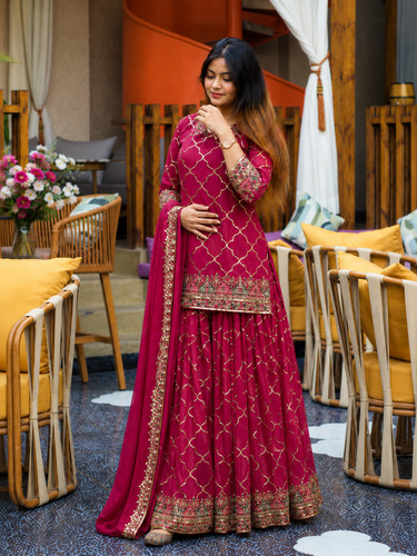 Ready made anarkali gown - ready,