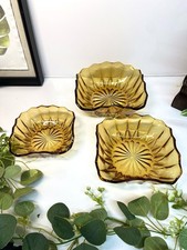 Set Of 3 Art Deco Style Amber