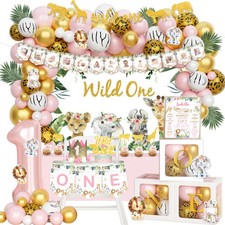 130 PCs Wild One Birthday