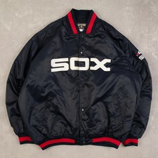Vintage 90s Sox Baseball Bomber Jacket 3XL Men's Blue Sport