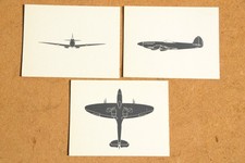 3-Military R.O.C. Card's. Spitfire. Mk.22.