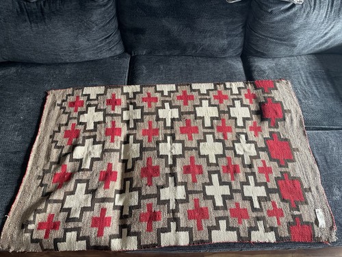 Vintage navajo saddle blanket - vintage,