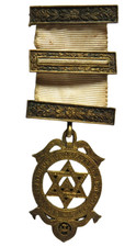 Antique Masonic Silver Gilt Jewel "Royal Arch Chapter" Hallmarked London 1930
