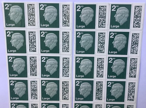25x 2nd class large unfranked - 25x,