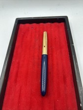 Parker custom blue fountain - blue,