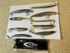 8 bass lures & 4 OSP DoLive Sticks incl Fiish, Feed Shallow & Shore Line Shiner