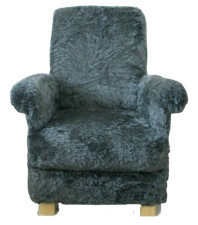 Faux Fur Fabric Adult Chair &