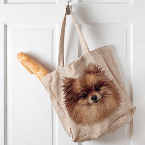 Pomeranian shopping bag - shopping,