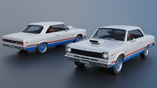 AMC Hurst SC Rambler 1969 Model Car Kit  3D Printed  1/8 to 1/25 Scale