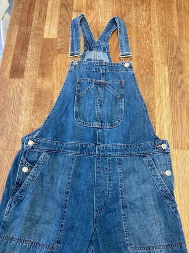 Gap blue denim dungarees - denim,