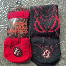 Marvel 2 Pairs Kids Socks, Superhero Spider-Man Socks, Boys Mid-Calf Socks, Kor