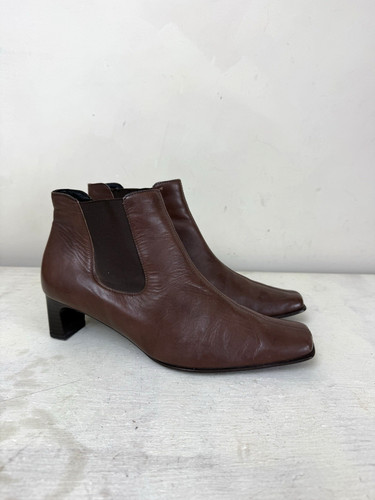 Vintage brown leather - brown,