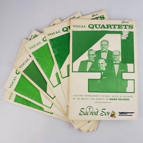 Lot vocal quartets sacred - 6,