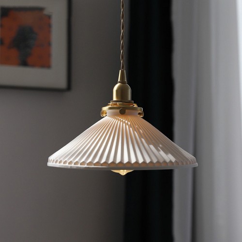 Copper led pendant - pendant, light
