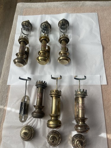 Vintage brass gwr railway - brass,