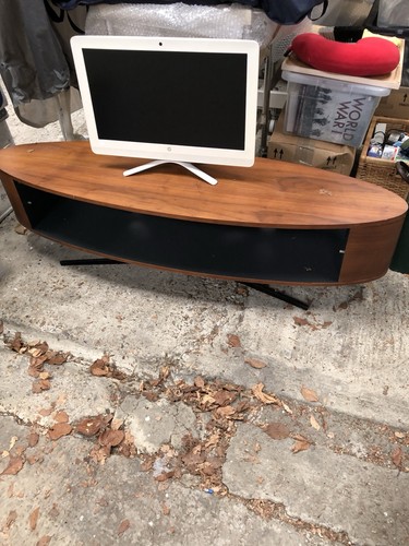 Oval wooden media - wooden, console