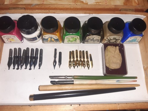 Vintage drawing lot - drawing, &