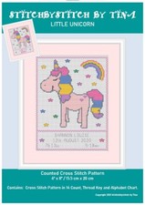 Little unicorn cross stitch - little,