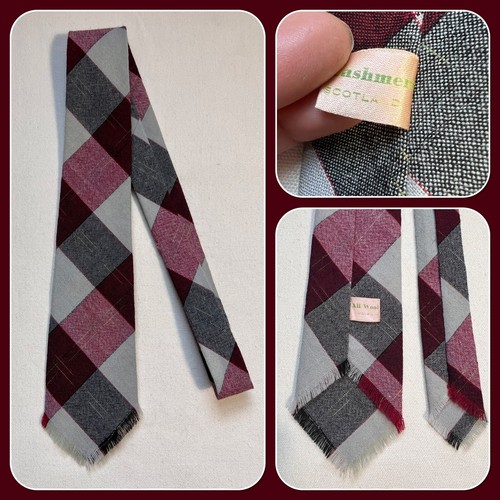 Vintage 1940s plum red grey - plum,