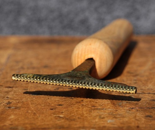 Brass bookbinder hand tool - bookbinder,