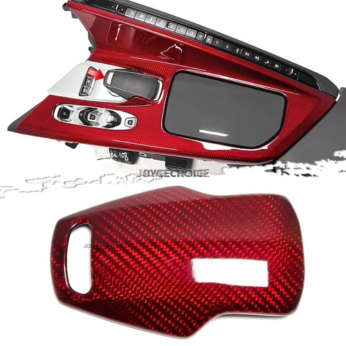 Red carbon gear shift - red,
