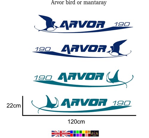 Arvor 190 restoration decal - 190,