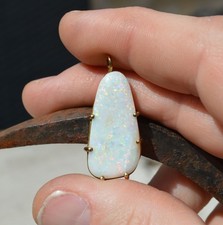 Large Vintage 9ct Gold Opal
