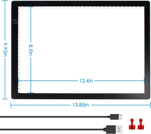 Slide viewer light pad - light,