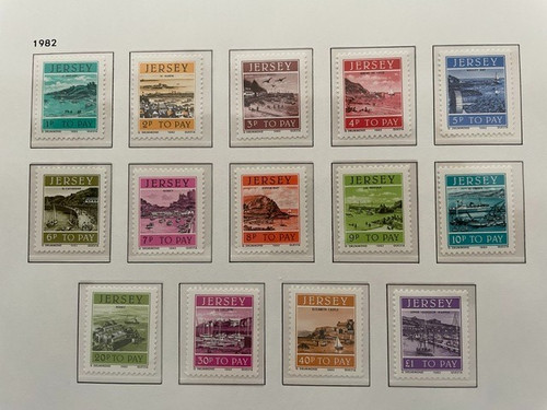 Jersey 1982 postage due stamps - 1982,