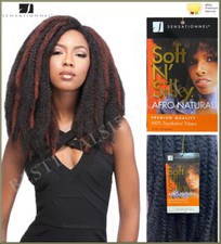  Sensationnel Soft N Silky Afro Kinky Afro Twist Braid Hair Extensions 24"