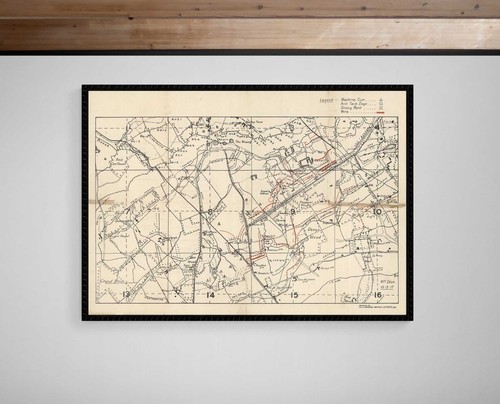 Wwi trench map - wwi,