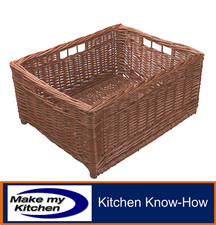 Set of 2 Kitchen Unit Wicker