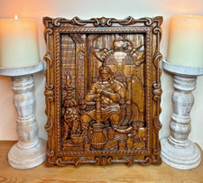 Hand Carved Viking Warrior