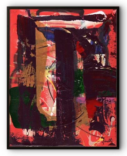Bold color modern abstract - modern,