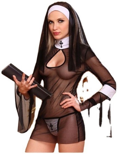 Dress nuns costume role play - nuns,