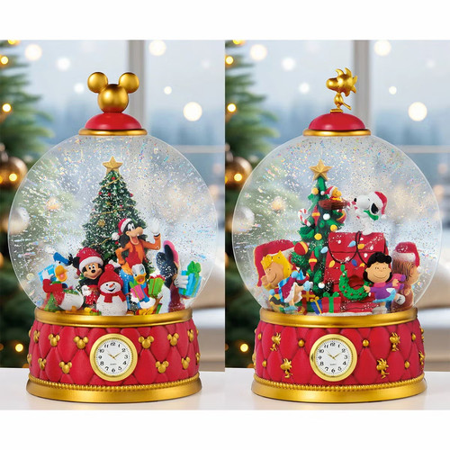 Christmas snow globe with - christmas,