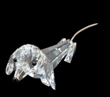 Swarovski Crystal Dachshund Sausage Dog Ornament Model.