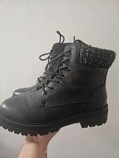 Landrover Lace Up Black Boots