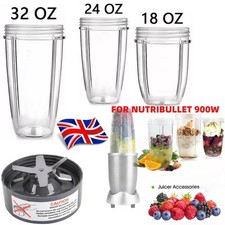 Replacement Mug For Nutribullet 900w 18OZ 24OZ 32OZ Oversized Cup Large Mug