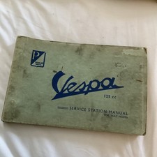 Piaggio Vespa Douglas Service Station Manual 125 152L2 Kingswood Mancave scooter