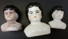 3 x HEADS LOT OF ANTIQUE