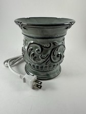 Yankee Candle Electric Antiqued Tart Wax Oil Warmer Vines Embossed New