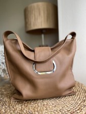 Lupo Barcelona camel leather medium large handbag hobo bag